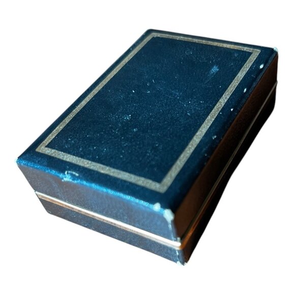 Vintage Swank Silver-Tone Fleur-De-Lis Cufflinks With Original Box - Picture 6 of 7